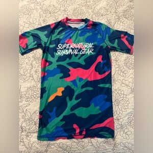 Brand New Never Worn Supernatural Survival Gear Jiu Jitsu Rashguard Men’s Medium